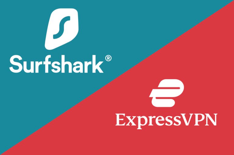 مقارنة شاملة بين Surfshark وExpressVPN
